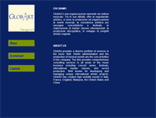 Tablet Screenshot of globart.it